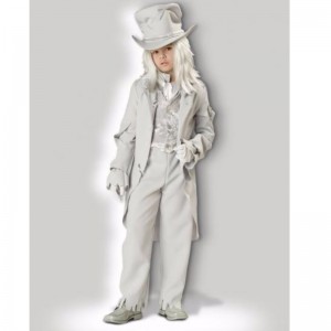 Fantasma fantasma 7023 bambini costumi di Halloween, cosplay romano bianco neve vestito operato