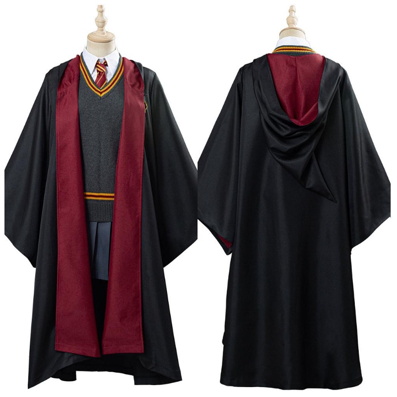 Harry Potter Hermione Granger Grifondoro Scuola Cosplay Acquista all\'ingrosso Costumi di Halloween Bulk