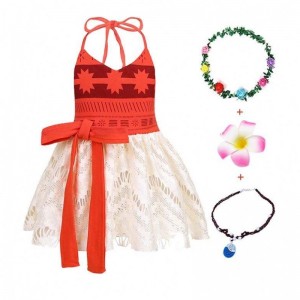 2022 adorabili bambine principessa avventura cacciatore moana cosplay vestiti abiti hcmo-004