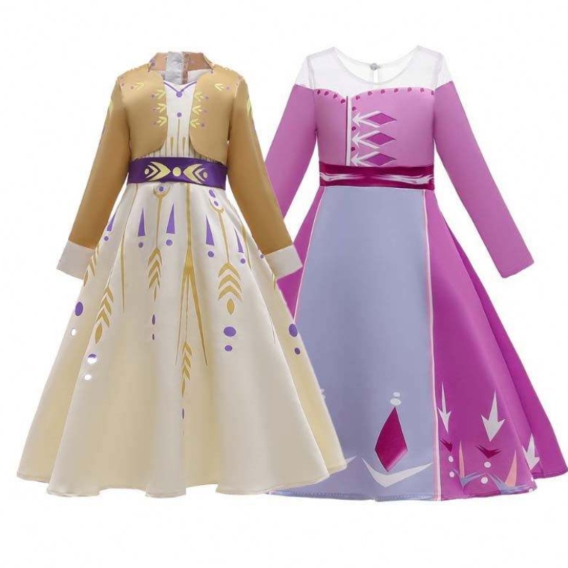 2022 Nuovo vestito fantasia Regina dineve di ghiaccio Elsa 2 costume da abito fantasia Halloween HCGD-016