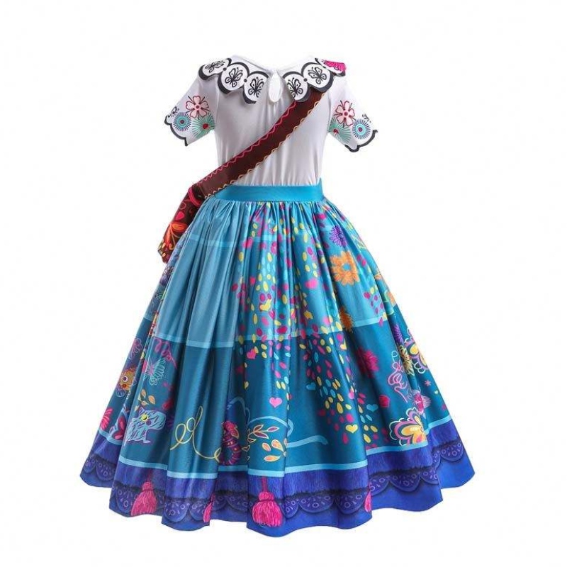 FORNITURA DELL\'ASSEGNO DELL\'OFFERENZA NUOVA CARNIVALE COSTO COSTRAGGIO COSTUMENTO ISABELLA PURPLE ENCANTO Abito per bambini HCIS-001