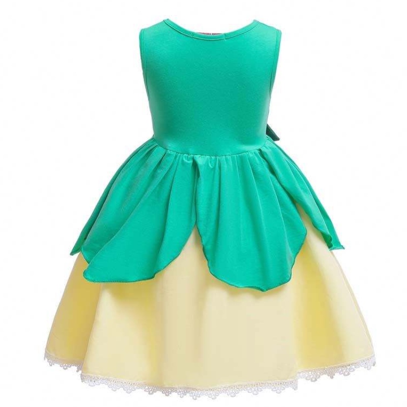 Kids Halloween Costume Tiana Costume Princess e The Frog Costume for Girls HCTB-007