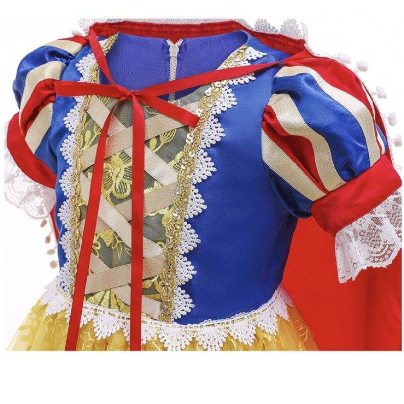 2022 Nuova Sofia Aurora Biancaneve Elsa Rapunzel vestito in costume di Halloween Cosplay Girl Princess Dress HCSW-009