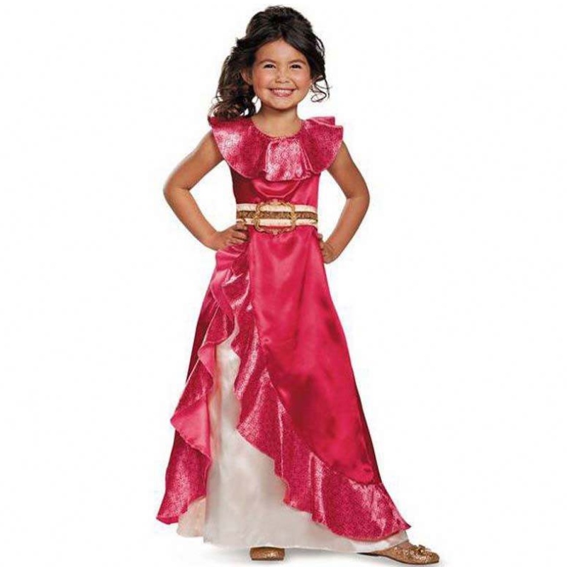 Avventura di festa di compleanno di Halloween di Natale Elena di Avalor Costumes DGHC-119