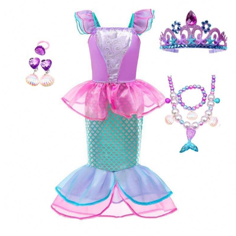 Festa di compleanno di Halloween Costumi di Natale con accessori per bambine sirenene forniture per costumi di carnevale HCMM-005
