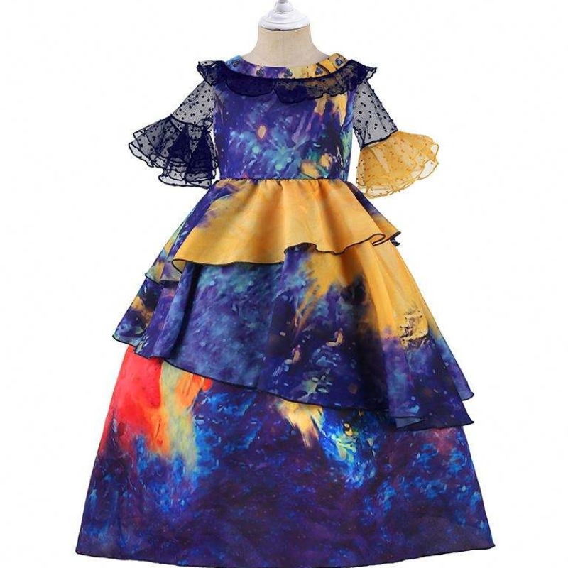 MQAT 2022 Principessa Encanto Mirabel Isabella Abito da costume da costume da festa Birthday Cosplay Fancy Dress