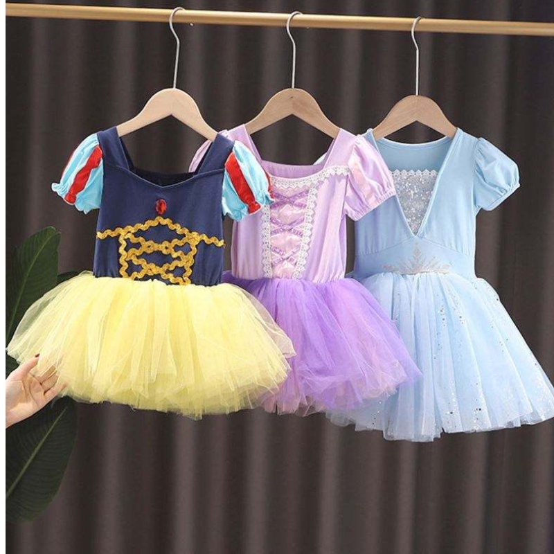 BAMBINI ELSA ANNA RAPUNZEL BIANNO Snow Dress TUTU INSIME COSTUME PRINCIPALE RAGAZZA PERRIZIONE DANNO DANNO BELET BELLET BELLET