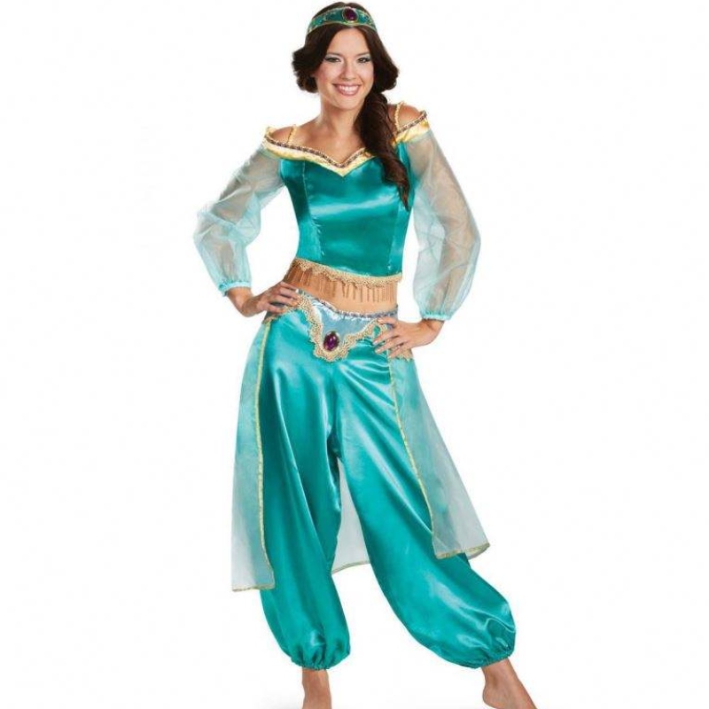 Jasmine Princess Dress Adush cosplay costume da halloween cosplay abbigliamento da palcoscenico