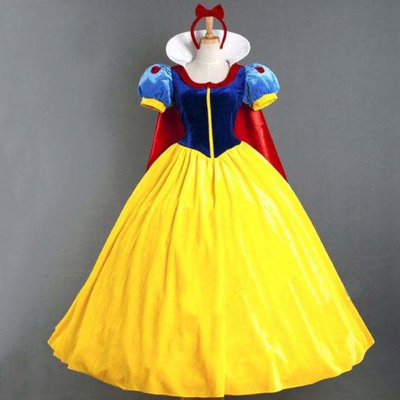 Cosplay adulto vestito daneve ragazza principessa vestito donna adulto/children principessa costume da festa di Halloween.