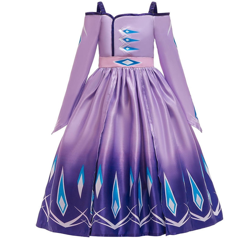 Nuova Principessa Anna Elsa Dress per bambini Abiti per feste di compleanno per bambini Princess per bambina