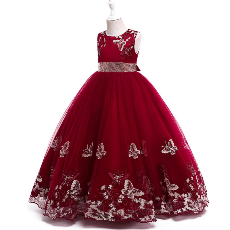 Abito da sposa ragazza all\'ingrosso Elegante bambina Design Design Abiti per bambini per abbigliamento da ballo da ballo