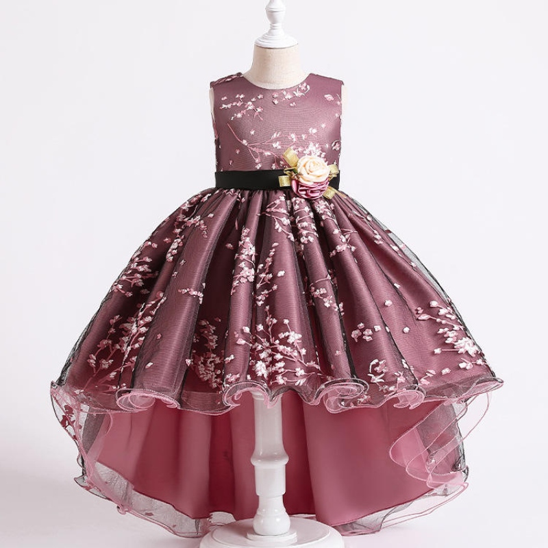 2022 Abito vintage per bambini festa per bambini Primo abito da damigella d\'onore per ragazze abiti da sposa in costume da sposa ragazza vestido teen