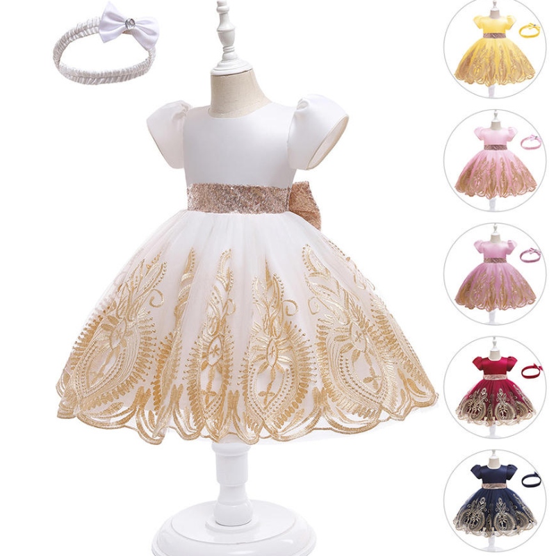 Abiti per bambini in pizzo per ragazze eleganti bambini di 10 anni abito da ballo per matrimoni Flower Girls \\\\ \'Princess Dress Up