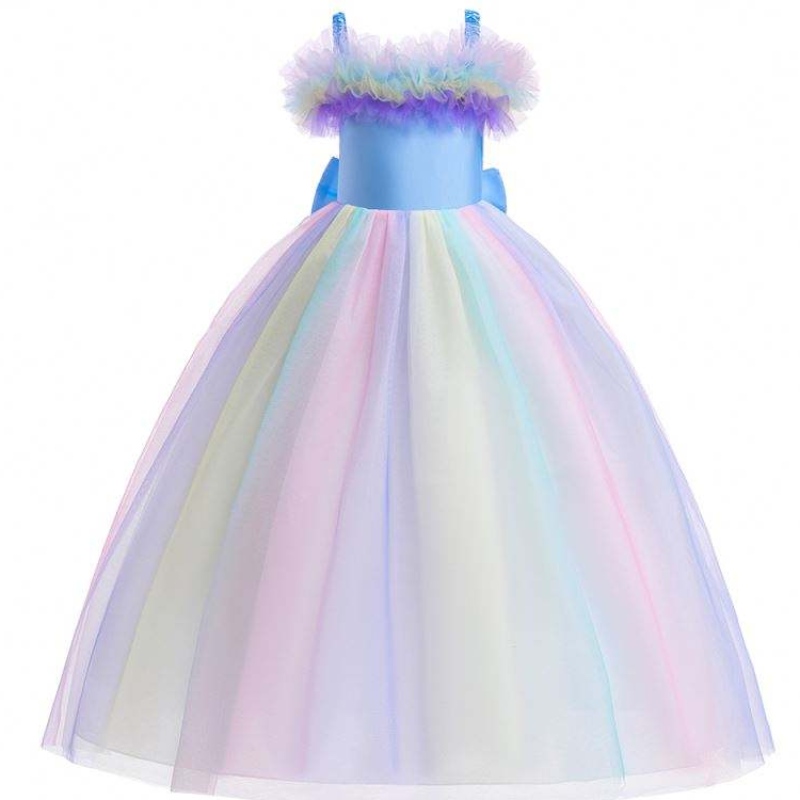 Flower Girl Unicorn Dress Wedding BAMBINA GIURN OBBITTI BAMBINI Abiti per il compleanno di bambini per il compleanno