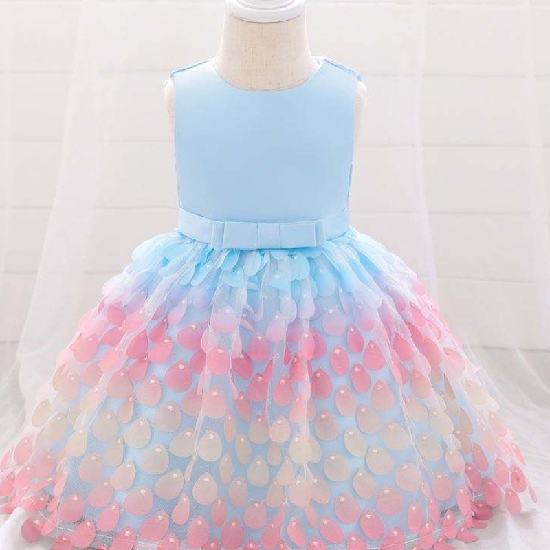 BAIGE Amazon Top Vende Mermaid Sequestro Dress per bambini Princess Girls Party Birthday Dress One Piece Girls Party Dresses