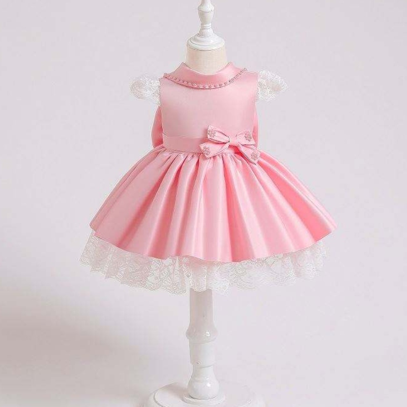 Baige Ultimi disegni Dress per la festa della bambina Flower Girl Abito sequestro Princess Christmas Baby Girl Dress XZ003