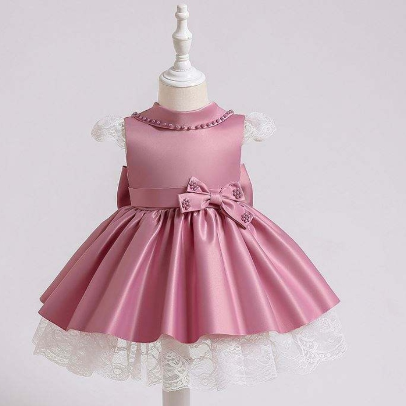 Baige Nustomato Baby Cake Dress Kids Dresses Children First Battesimo Paiugine Tutu Abiti XZ003