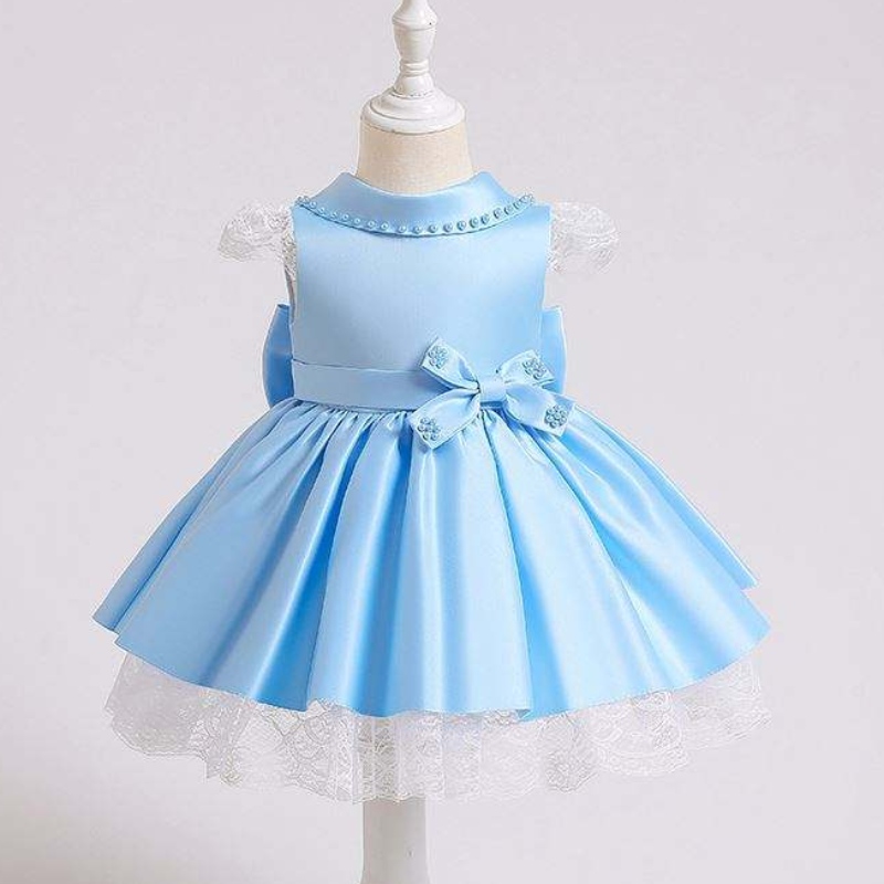 Baige Nustomato Baby Cake Dress Kids Dresses Children First Battesimo Paiugine Tutu Abiti XZ003