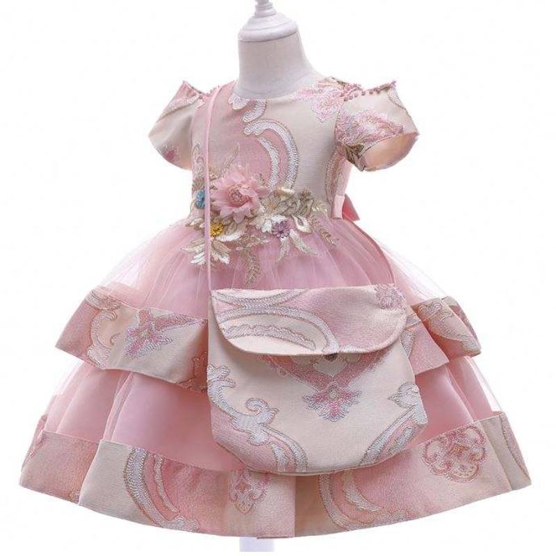 BAIGE Amazon Hot Sale Nuovo Evento dinozze CERIMONIA DI BAGLI COMULAMENTO COMPATTURA AGGIORE CHIESSI 3-8 anni Abiti di fantasia Old Girl L5212