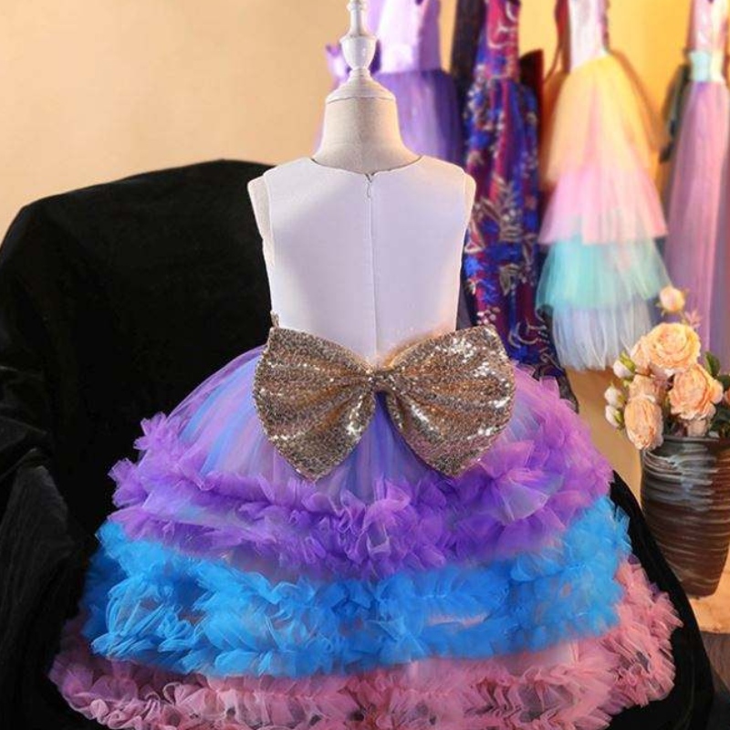 BAIGE Unicorno tutu vestito da festa vestito unicorno ragazza abiti principessa costume