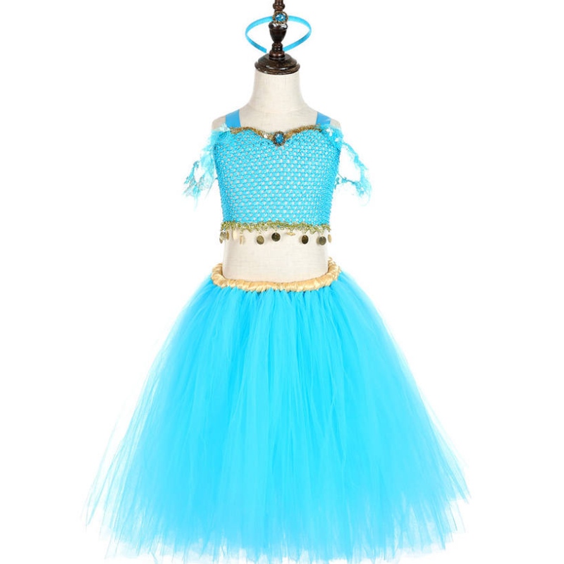 Girls Princess Costume Fancy Christmas Party Dress up con accessori