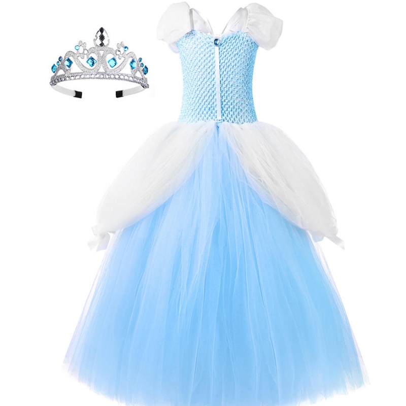 Girls Princess Dress Fancy Costume Role Play Abito da ballo Halloween Party Dress Up