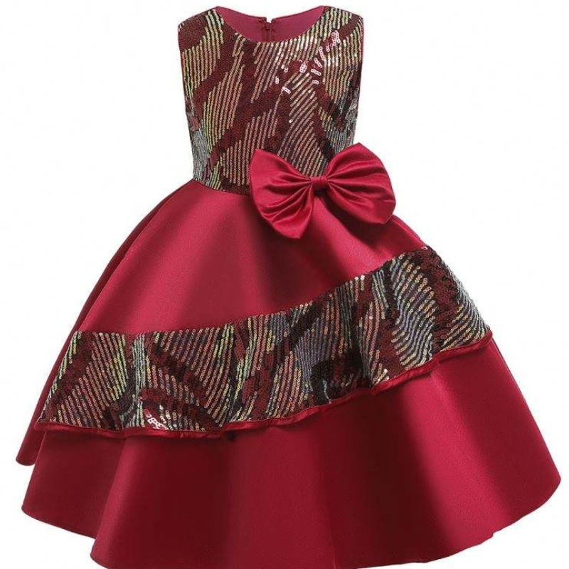 Fantasiosi paillettes di abiti Disegna ragazze Girls Party Bling Bling Dresses Abiti per bambini L5146