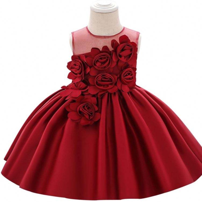 Baige 2020 Ultimo colore 4 colori appenanato baby cotone in lino in cotone stile in perline in perlineneonati principessi per bambini abiti per bambini l5068xz