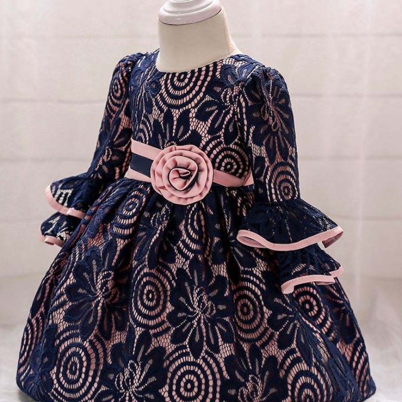 Baige Ultimi bambini Dress Designs Girl Party Abito abiti daneonato per bambini L1858XZ