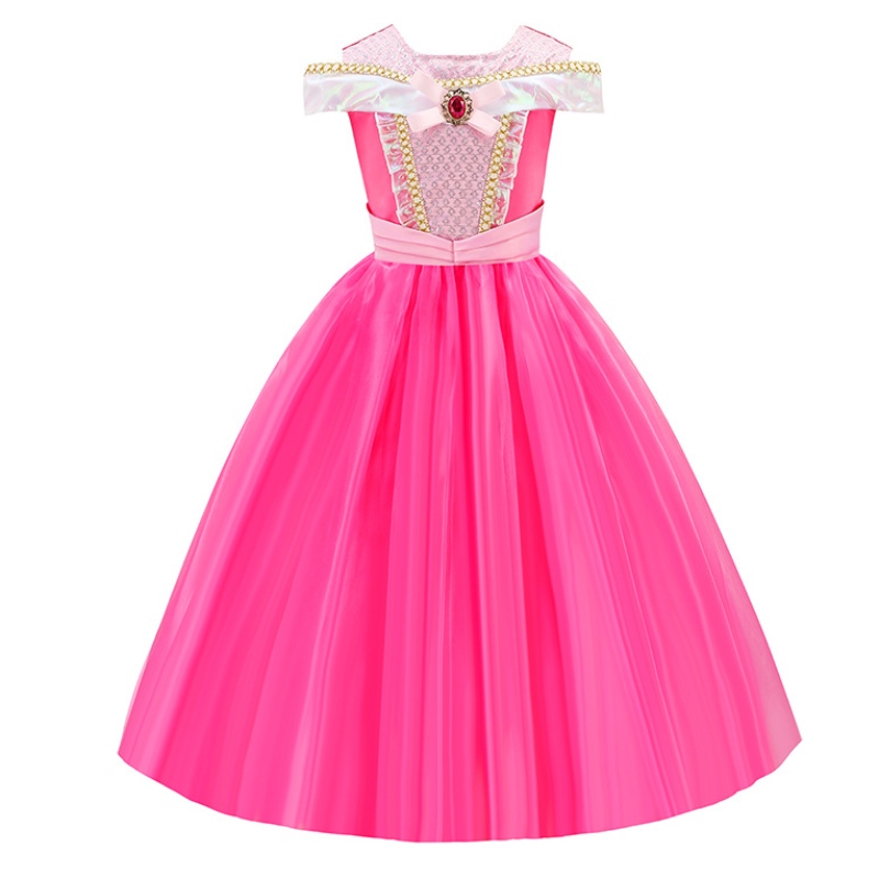 Girls Wedding Fancy Beauty Beauty Princess Dress Up Party Costume cosplay abito lungo per un regalo di compleanno di Halloween