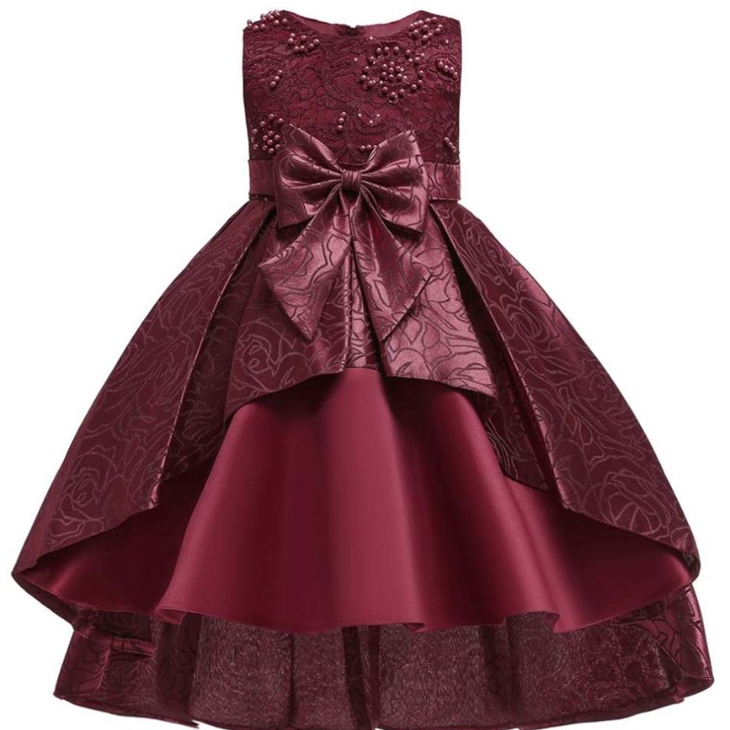 Baige 2020 Fashion Kids Dress Girl Girl Party Summer Birthday Wedding Kid Party Dresses da 3 a 5 anni Abiti da ragazza T5176