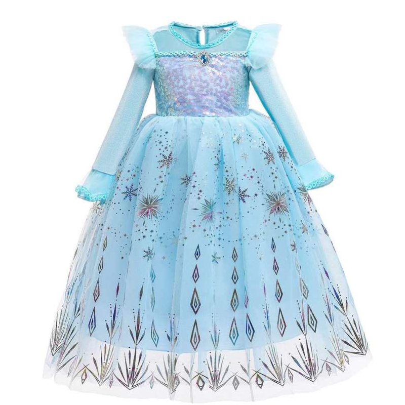 BAIGE HALLOWEEN COSTUME PER GIRLI RAGAZZE \\\\ \'Princess Abiti Carnevalenatalizi Anna Elsa cosplay vestiti per bambini