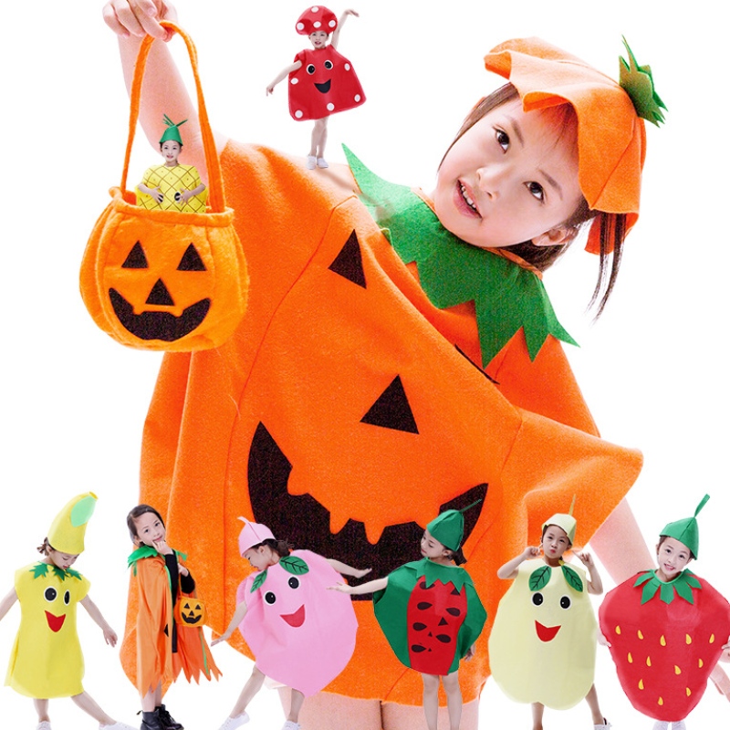 All\'ingrosso simpatici bambini simpatici per bambini costumi costumi per bambini verdura di frutta abito da performance