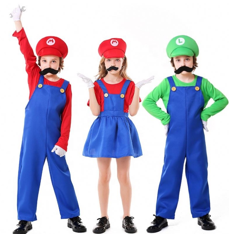 Hot Halloween Cosplay Louis Game Stage Costumes Soutons Ournality Child Super Mario Bros Costumi