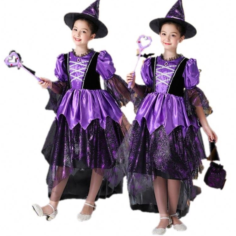 All\'ingrosso Halloween Kids Costumes for Girls Birthday Party Cosplay Costumi di Halloween per bambini Girls Dress Girls Girls