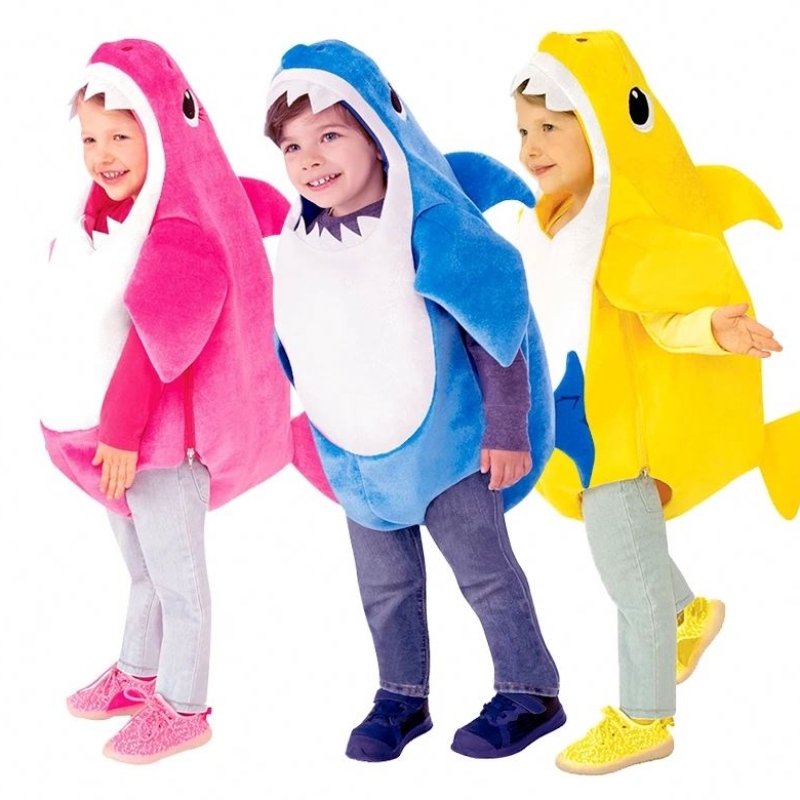 2022 Famiglia per bambini costume da squalo Cosplay Costume di Halloween per bambini Costume per animali per bambini Dress up da festa Carnival