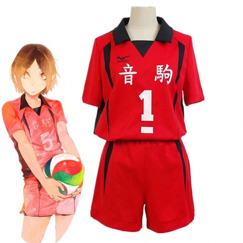 Adult Haikyuu Nekoma High School#5 1 Kenma Kozume Kuroo Tetsuro Cosplay Haikiyu Volley Ball Ball Team SEMPI